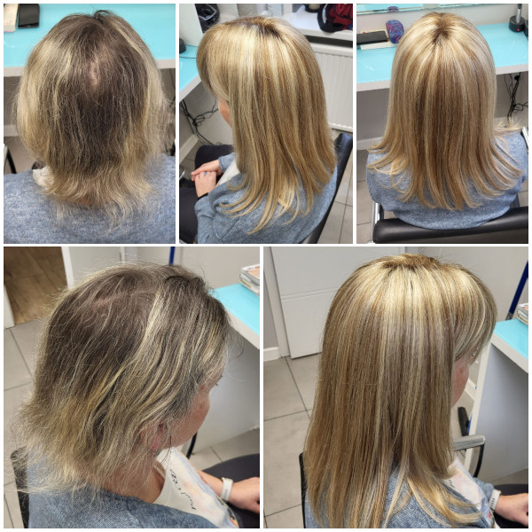 topper damski efekt przed i po